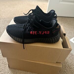 Black and Red Yeezys
